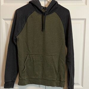 Tek Gear Green and Dark Gray Hoodie